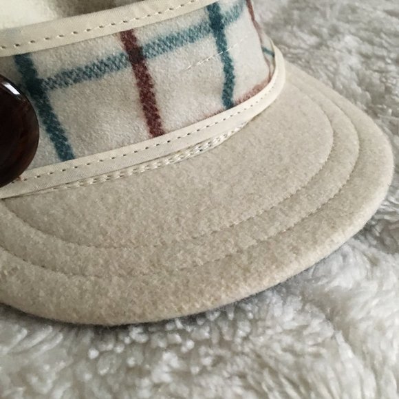 NWOT Stormy Kromer Plaid Wool Button Cap - Picture 7 of 15